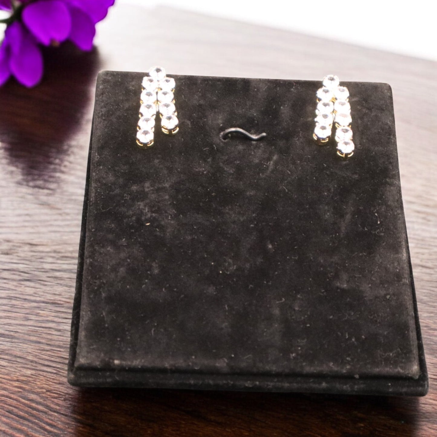 Golden Vishaka American Diamond Necklace set