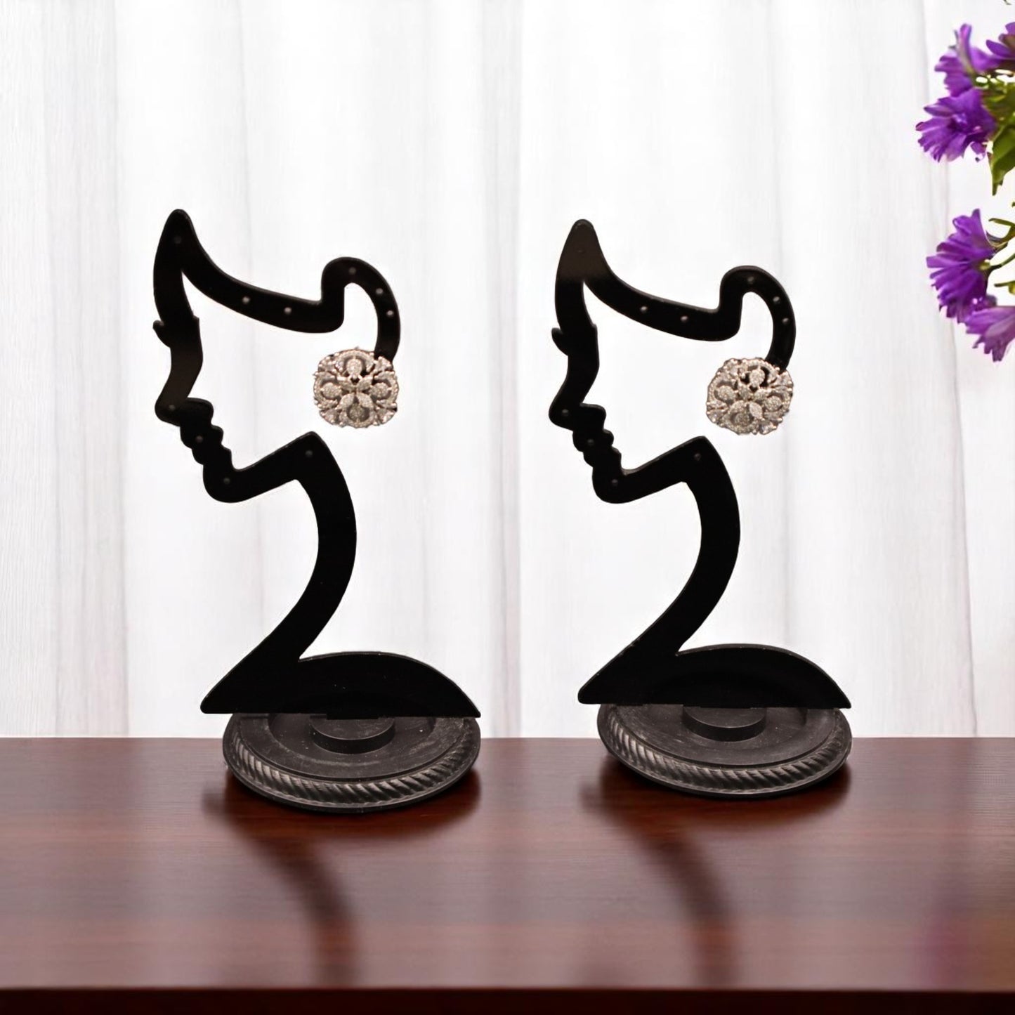 Silvery Pankaja American Diamond Studs