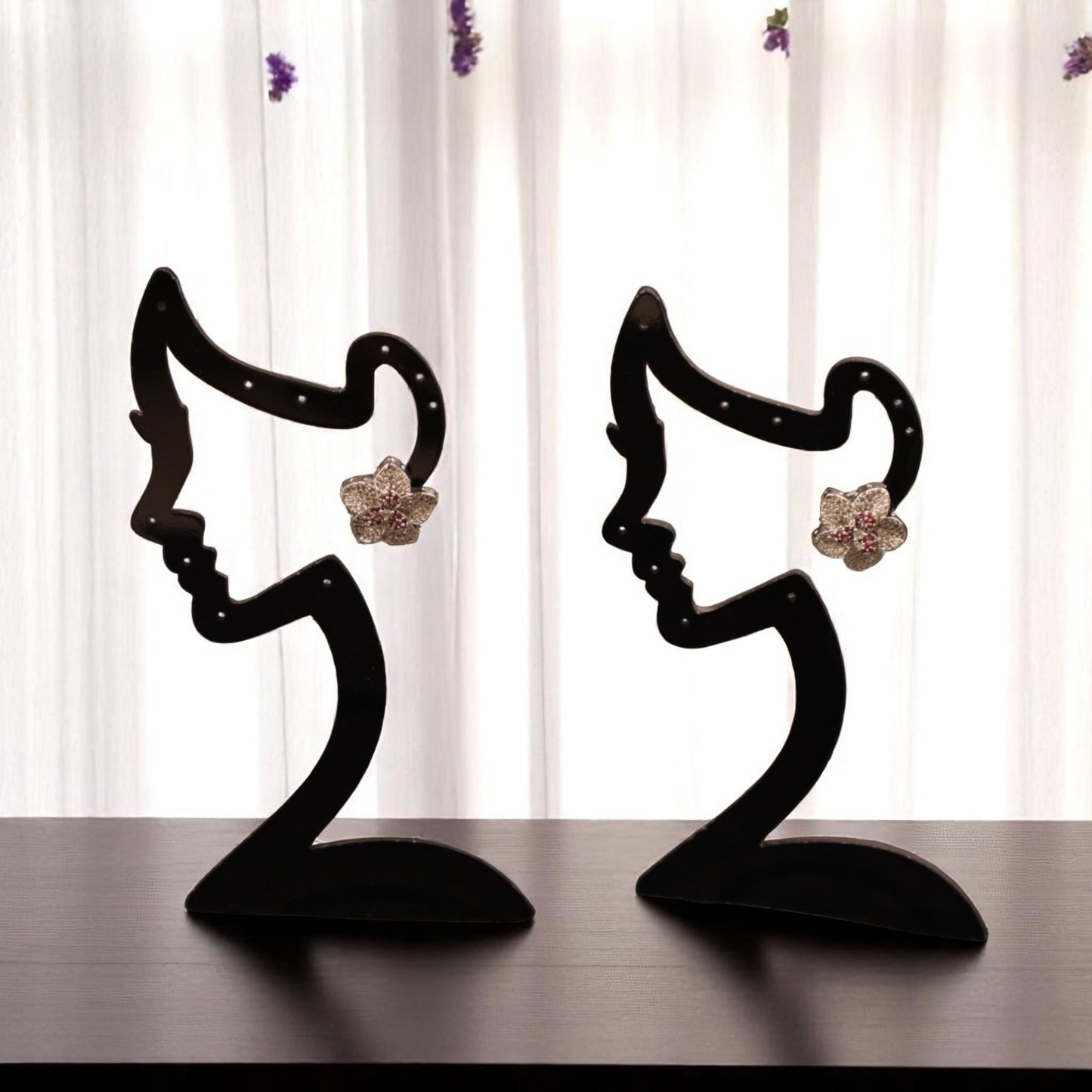 Magenta Phulwanti American Diamond Studs