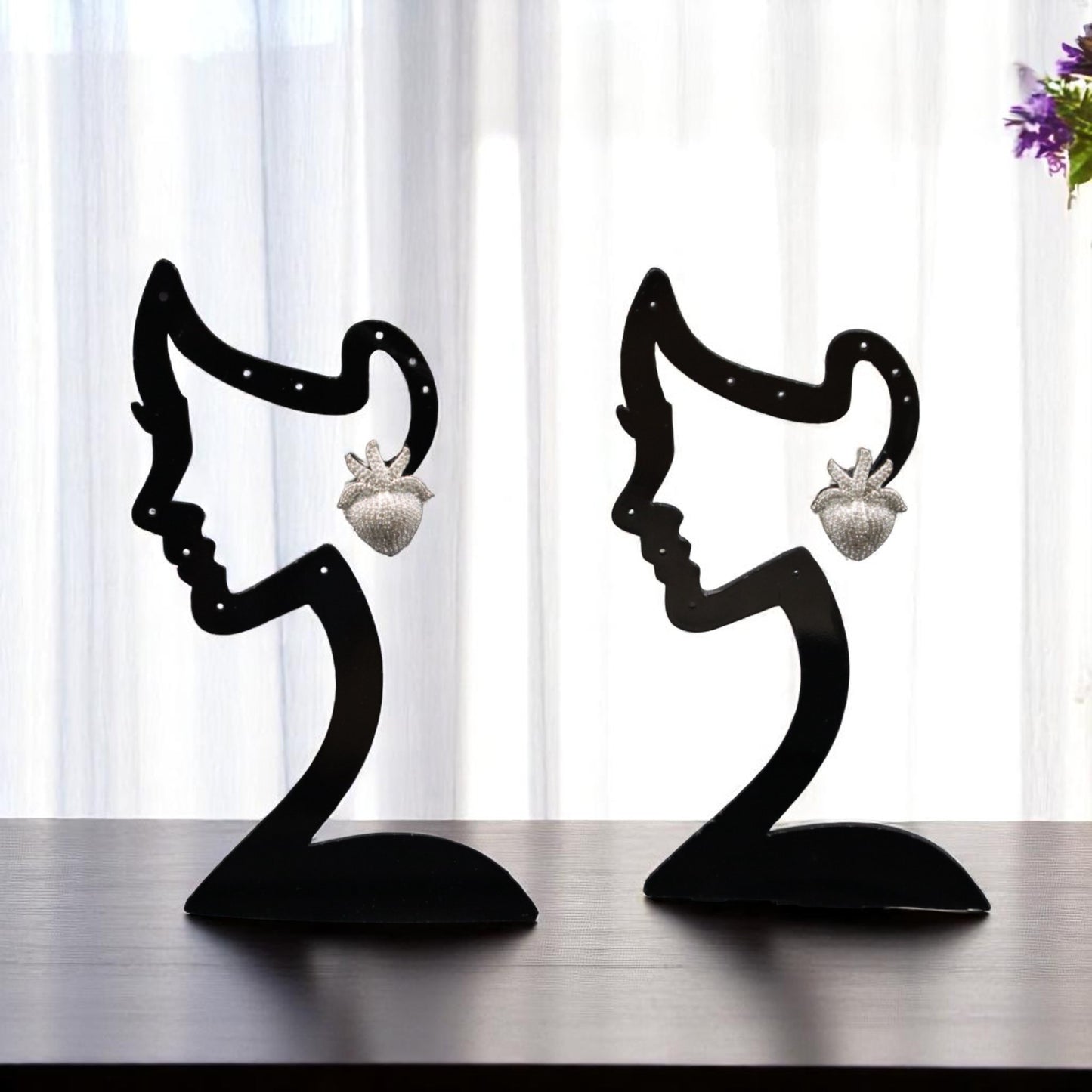 Silvery Nikhila American Diamond Studs