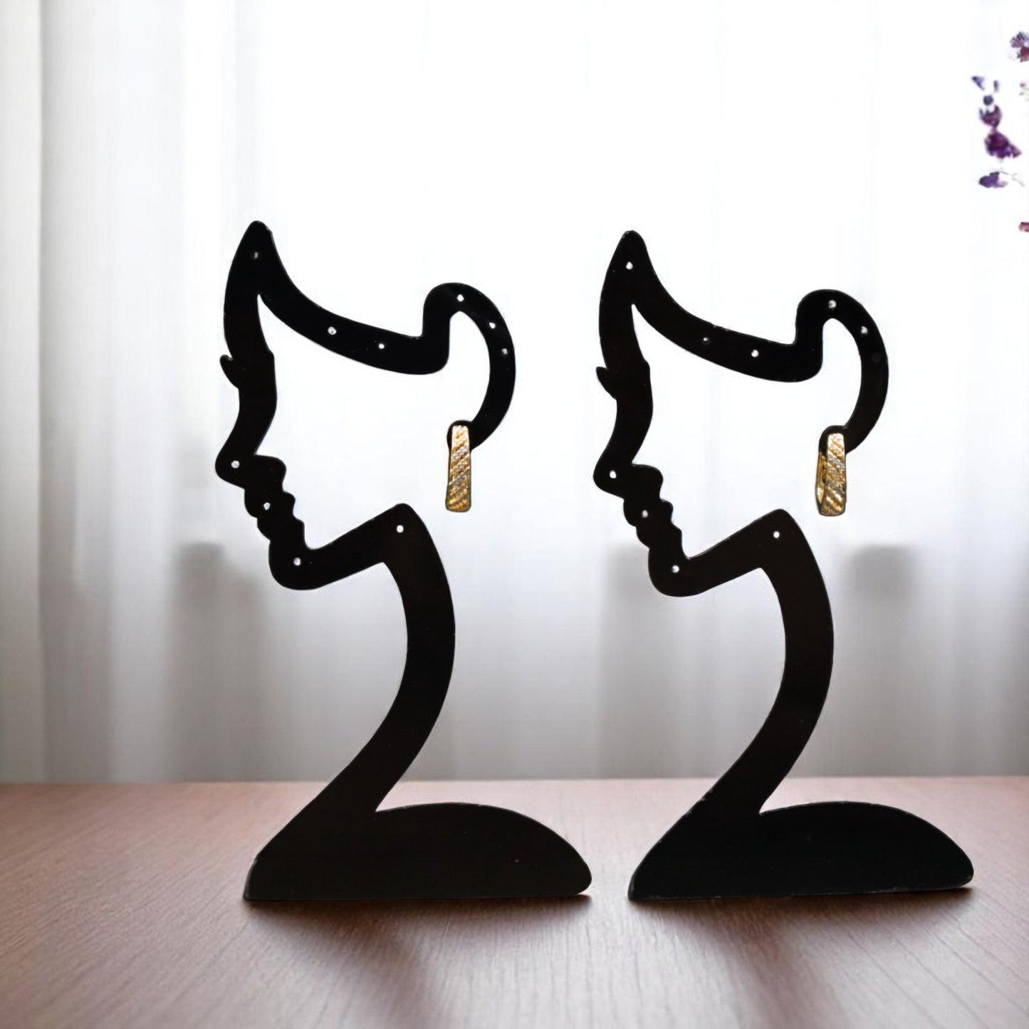 Golden Anagha American Diamond Hoops