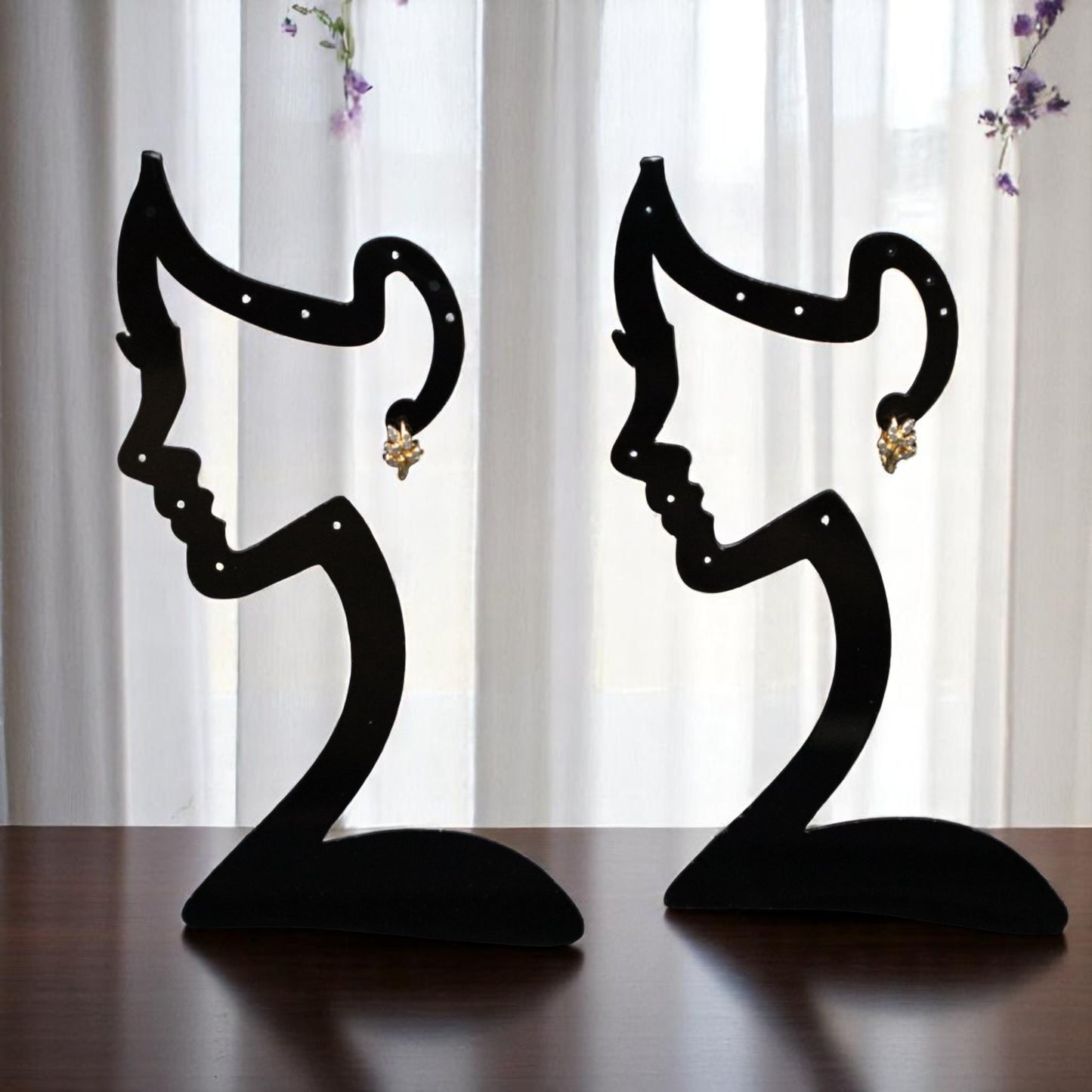 Golden Ankita American Diamond Hoops