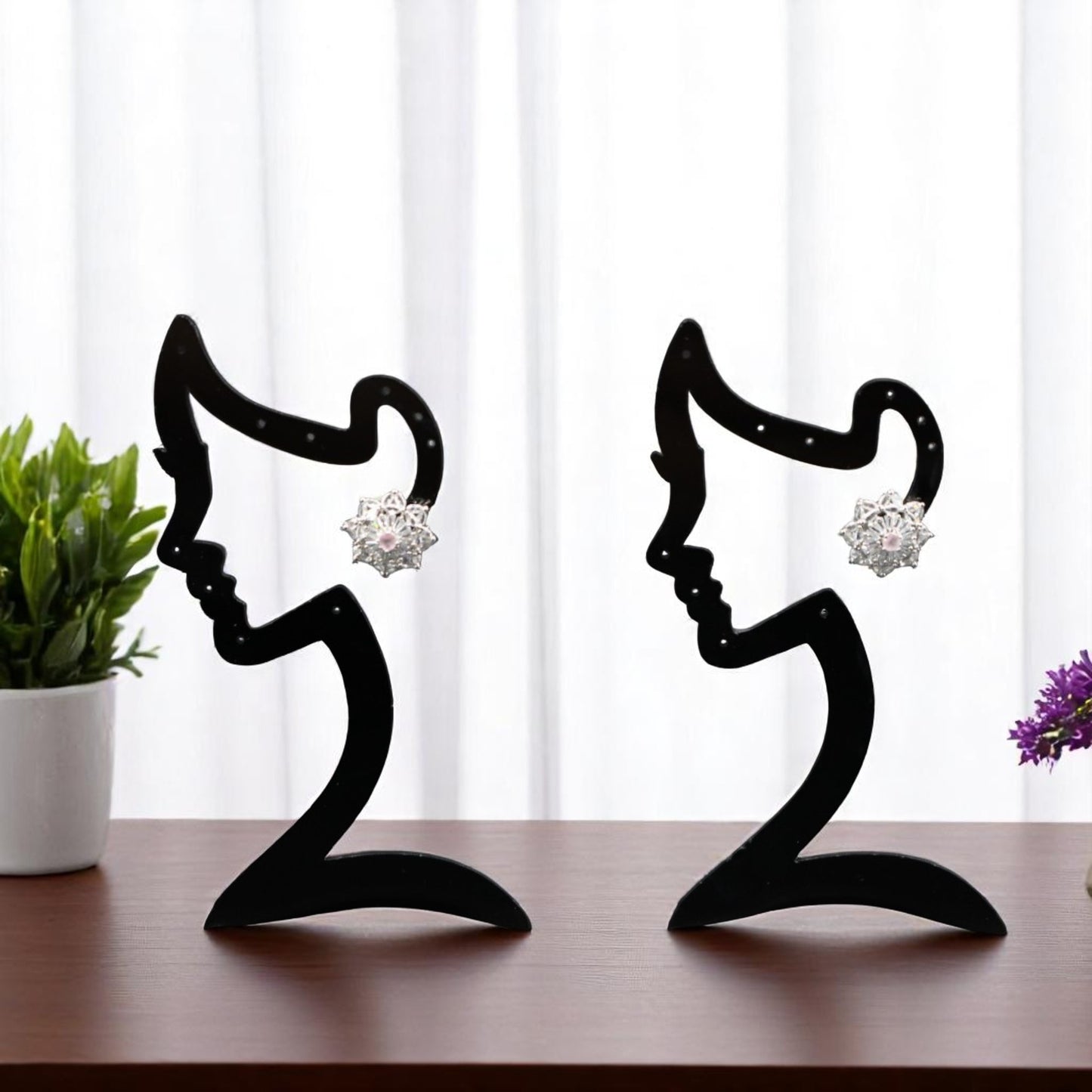 Pink Anika American Diamond Studs