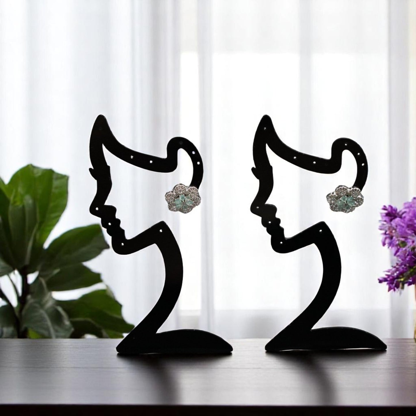 Turquoise Girija American Diamond Studs