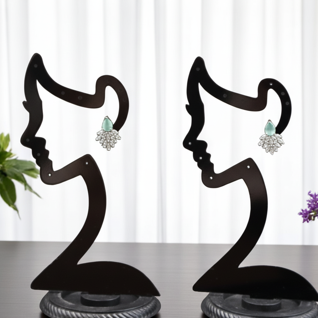 Turquoise Sumukhi American Diamond Studs