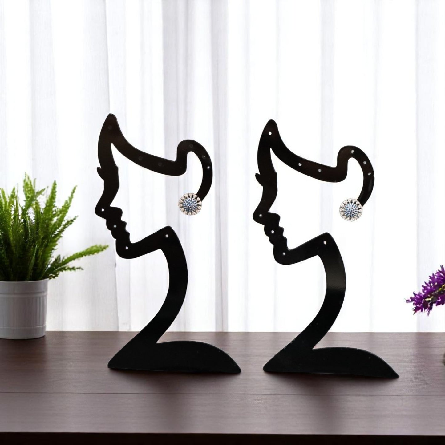 Royal Blue Neelu American Diamond Studs