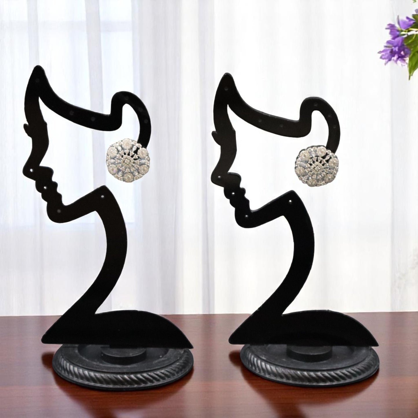 Silvery Varsha American Diamond Studs