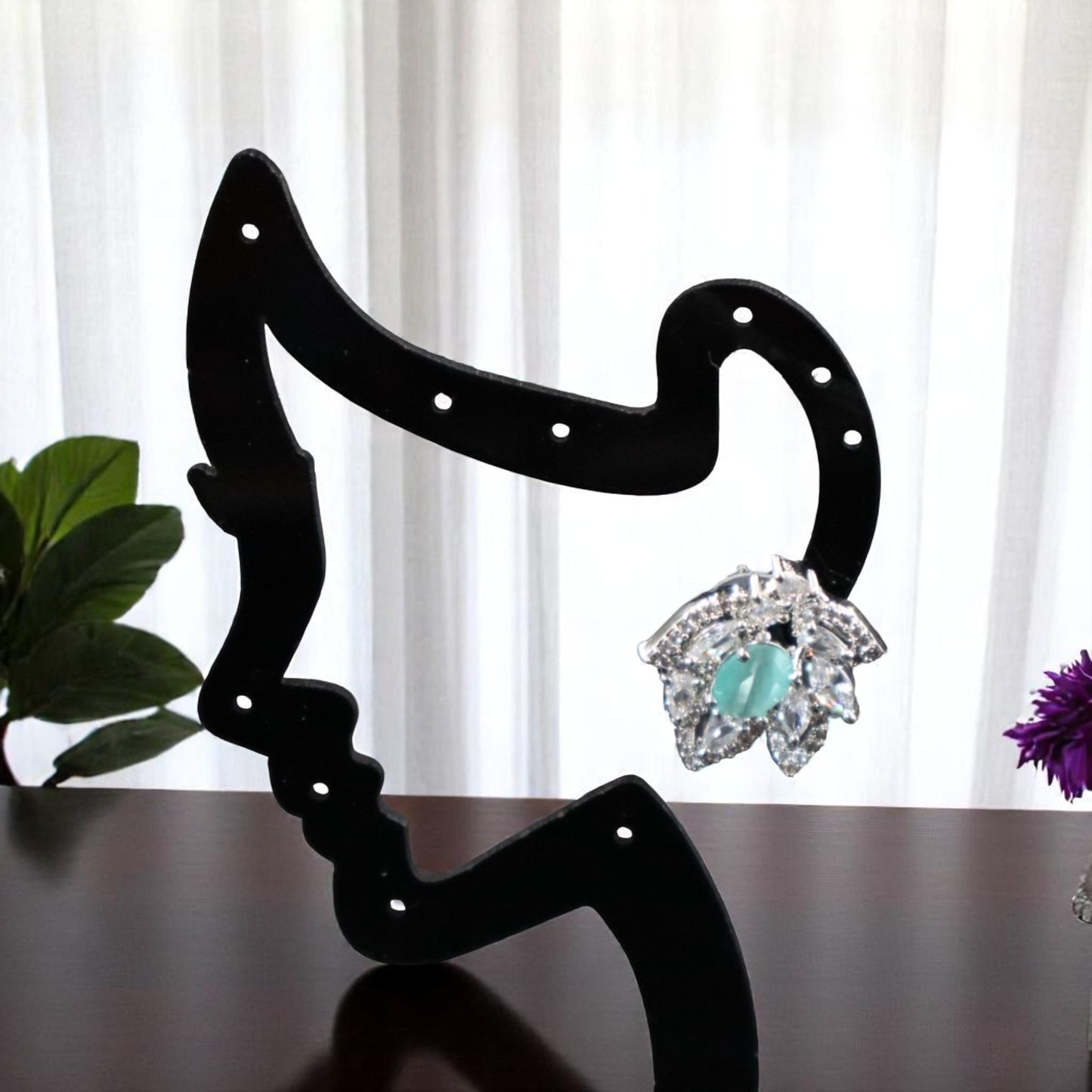 Turquoise Padmini American Diamond Studs